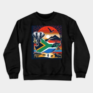 South Africa Country, My pride Crewneck Sweatshirt